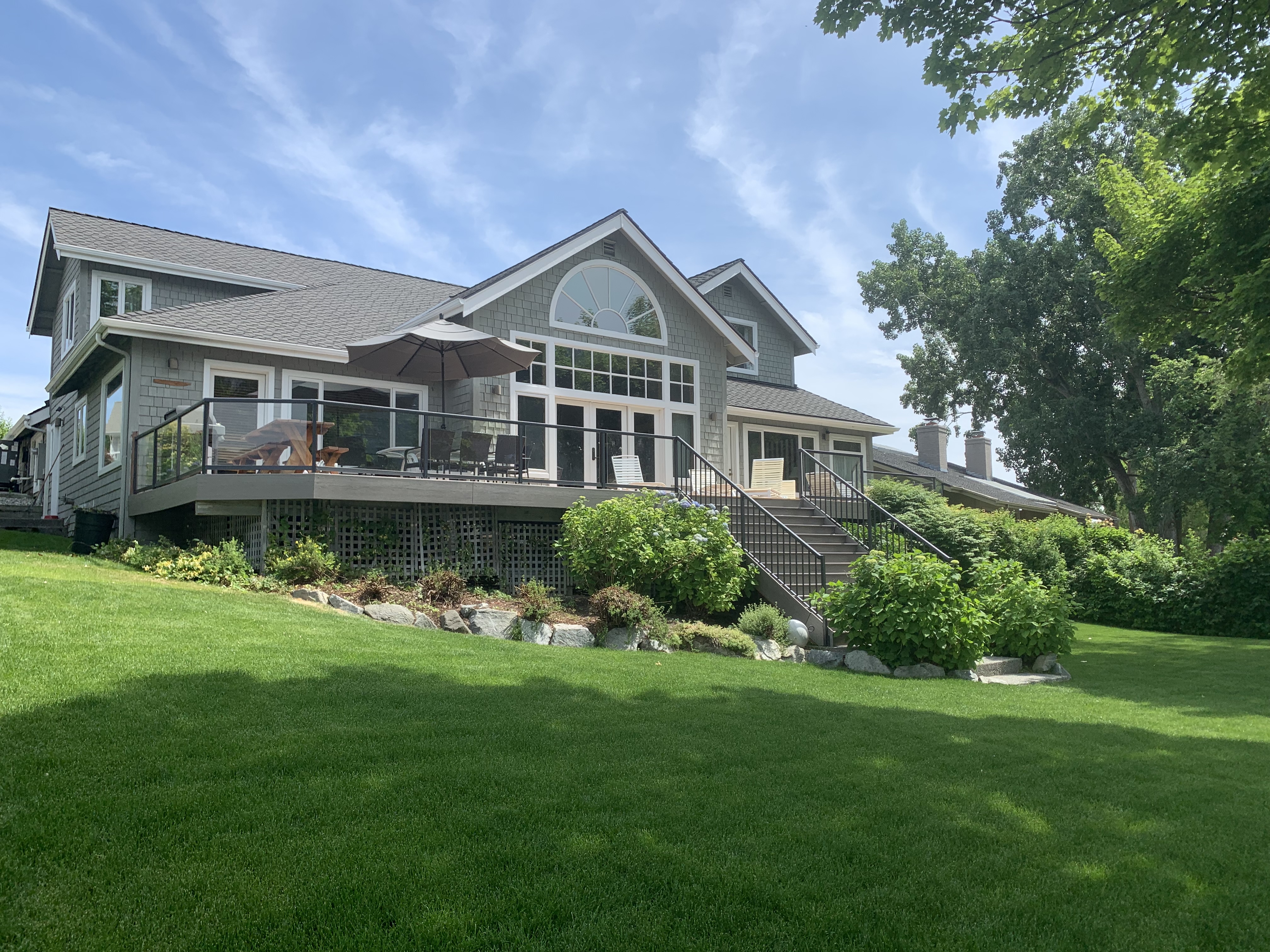Side view of home